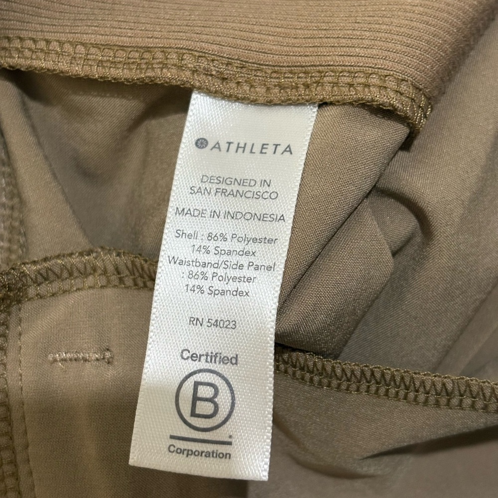 Athleta Brooklyn Abalone Size‎ 2 Mid Rise Ankle Pants $99 retail - Picture 7 of 9